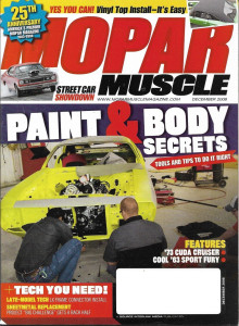 MOPAR MUSCLE 2008 DEC - ANNIVERSARY ISSUE, WILD FURY, 440 v 340 v 383